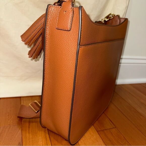 Tory Burch Thea Brown Leather Crossbody - Picture 12 of 14